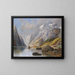 Landschaft des Holmstedt-Fjords - Karl Kaufmann — gerahmtes Bild an der Wand