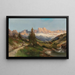 in den Dolomiten - Karl Kaufmann — gerahmtes Bild an der Wand