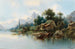 Großes Bergsee-Gemälde - Karl Kaufmann — Ansicht des Kunstwerks