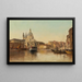 Venedig, Canal Grande mit Blick auf Santa Maria della Salute - Karl Kaufmann — gerahmtes Bild an der Wand