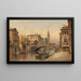 Venedig Kanalmotiv - Karl Kaufmann — gerahmtes Bild an der Wand