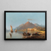 Vue du Vésuve - Karl Kaufmann — gerahmtes Bild an der Wand