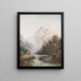 Ruisseau sauvage dans les montagnes - Karl Kaufmann — gerahmtes Bild an der Wand