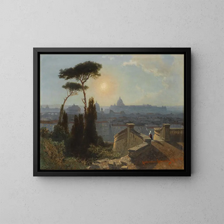Karl LindemannFrommel - Rome From The Trinita Di Monti.webp