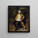 Der Leser - Karl Mayr-Gratz — gerahmtes Bild an der Wand