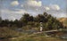 Sommerlandschaft mit einer Lavendeldiebin - Karl Millner — Ansicht des Kunstwerks
