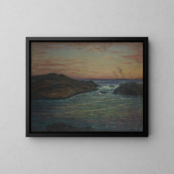 Le Surf - Karl Nordström — gerahmtes Bild an der Wand