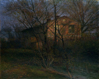 Die gelbe Haus - Karl Nordström — Ansicht des Kunstwerks