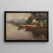 Idylle am Chiemsee - Karl Raupp — gerahmtes Bild an der Wand