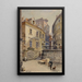 Hafnersteig - Karl Schnorpfeil — gerahmtes Bild an der Wand