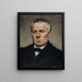 Portrait eines Dorfbürgermeisters - Karl Stauffer-Bern — gerahmtes Bild an der Wand