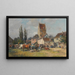 Sommertagsmarkt - Karl Stuhlmüller — gerahmtes Bild an der Wand