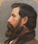 Kopf eines Mannes in Profil - Karl Theodor von Piloty — Ansicht des Kunstwerks