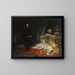 von "Seni devant le corps de Wallenstein" - Karl Theodor von Piloty — gerahmtes Bild an der Wand
