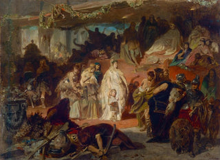Thusnelda im triumphalen Zug von Germanicus - Karl Theodor von Piloty — Ansicht des Kunstwerks