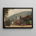 Herbstfest auf dem Jubiläumsplatz in Heidelberg - Karl Weysser — gerahmtes Bild an der Wand
