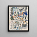 De ma vie 50 feuilles IX - Karl Wiener — gerahmtes Bild an der Wand