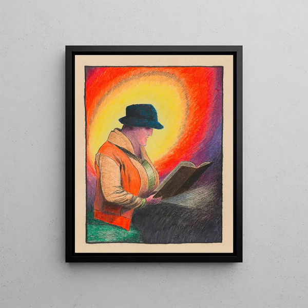 Karl Wiener - Dame im Kaf.webp