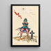 Le Moloch - Karl Wiener — gerahmtes Bild an der Wand