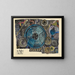 La machine - Karl Wiener — gerahmtes Bild an der Wand