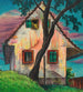 Haus am Abend - Karl Wiener — Ansicht des Kunstwerks