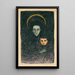 Mutter - Karl Wiener — gerahmtes Bild an der Wand
