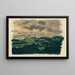 Studie der Natur L - Karl Wiener — gerahmtes Bild an der Wand