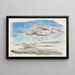 Studie der Natur XVII - Karl Wiener — gerahmtes Bild an der Wand