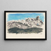 Studie der Natur XXI - Karl Wiener — gerahmtes Bild an der Wand