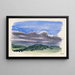 Studie der Natur X - Karl Wiener — gerahmtes Bild an der Wand