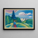 Ohne Titel IV - Karl Wiener — gerahmtes Bild an der Wand