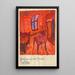 Fantasien eines roten Zimmers - Karl Wiener — gerahmtes Bild an der Wand