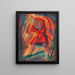 Verzweiflung - Karl Wiener — gerahmtes Bild an der Wand