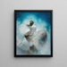 Demander aux étoiles - Karl Wilhelm Diefenbach — gerahmtes Bild an der Wand