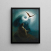 Hélios, Märtyrer und Sohn gekreuzigt - Karl Wilhelm Diefenbach — gerahmtes Bild an der Wand