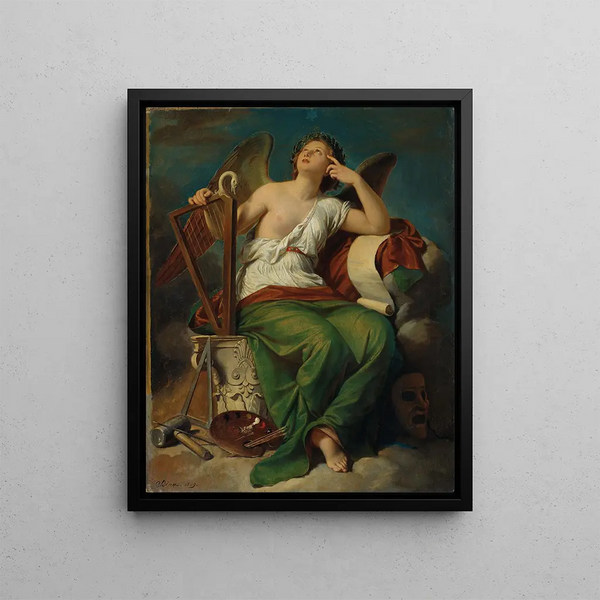 Karl von Blaas - Allegorie Der Kunst Entwurf Zu Den Fresken In Der Ruhmeshalle Und Nebenslen Im Wiener.webp