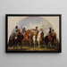 Die Schlacht bei Sankt Gotthard 1664 - Karl von Blaas — gerahmtes Bild an der Wand