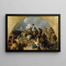 Die Schlacht von Turin 1706 - Karl von Blaas — gerahmtes Bild an der Wand