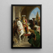 Eingang von Karl III. in Madrid im Jahr 1710 - Karl von Blaas — gerahmtes Bild an der Wand