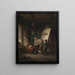Im Atelier - Karl von Enhuber — gerahmtes Bild an der Wand