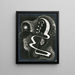 Composition héliographique IV - Karol Hiller — gerahmtes Bild an der Wand