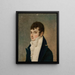 Portrait des Grafen Paweł Sotyk, Burgherr von Sandomierz - Karol Miller — gerahmtes Bild an der Wand