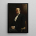 Portrait von Teodor Rygier Bildhauer - Karol Miller — gerahmtes Bild an der Wand