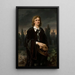 Portrait von Wincenty Rapacki in der Rolle des Hamlet - Karol Miller — gerahmtes Bild an der Wand