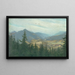 Landschaft von Ruomberok - Karol Miloslav Lehotský — gerahmtes Bild an der Wand