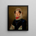 Portrait von Teresa Hausner - Karol Schweikart — gerahmtes Bild an der Wand