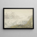 Gletscher der Pasterze bei Heiligenblut - Károly Lajos Libay — gerahmtes Bild an der Wand