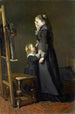Die Witwe eines Malers - Kate Bisschop-Swift — gerahmtes Bild an der Wand