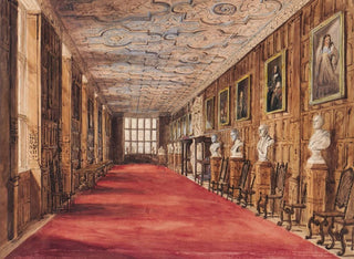 Die lange Galerie von Aston Hall - Katherine Muirhead — Ansicht des Kunstwerks