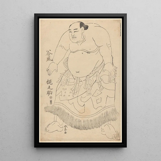 Katsukawa Shunei - Wrestler.webp